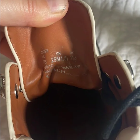 Coach Cream Combat Moto Boots - Picture 6 of 12